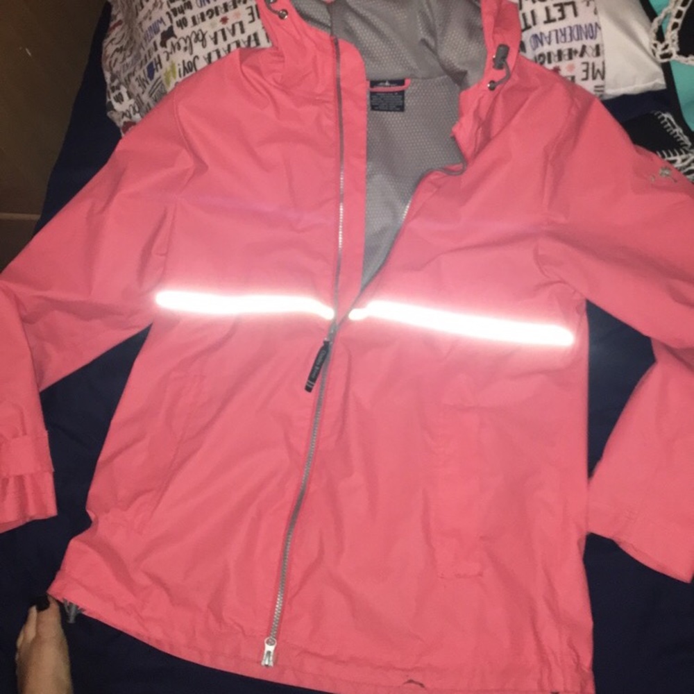 Pink Palmetto Moon Rain Jacket
